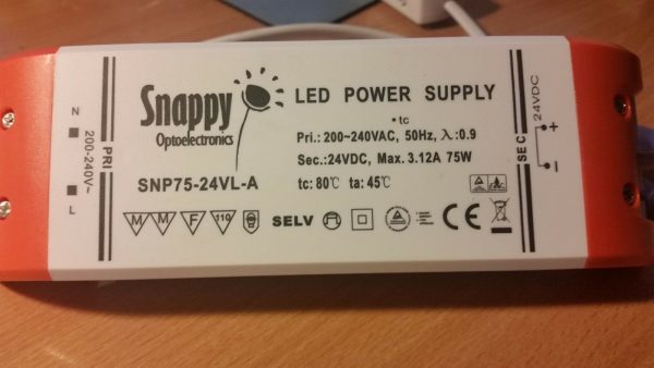 LED-LIGHTBOX-TRANSFORMERMAXILUX-PSU-SNP75-24VL-Power-Supply-24VDC-312A-75W-303043594570