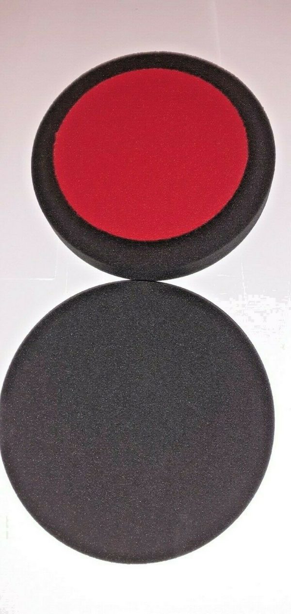 COMPOUND-POLISHING-BUFFING-HEADS-BLACK-VELCRO-160MM-X-30MM-SOFT-X-2-293562087244